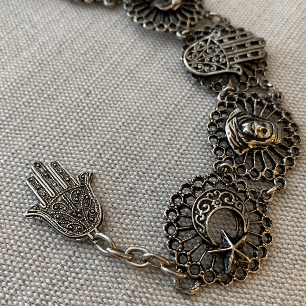 Vintage silver souvenir bracelet du Maroc of Morocco!!